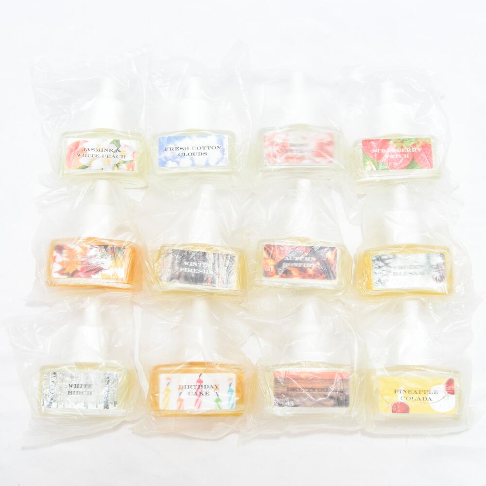 HomeWorx by Harry Slatkin 12 Wall Diffuser Refills Seasonal Variety Pack